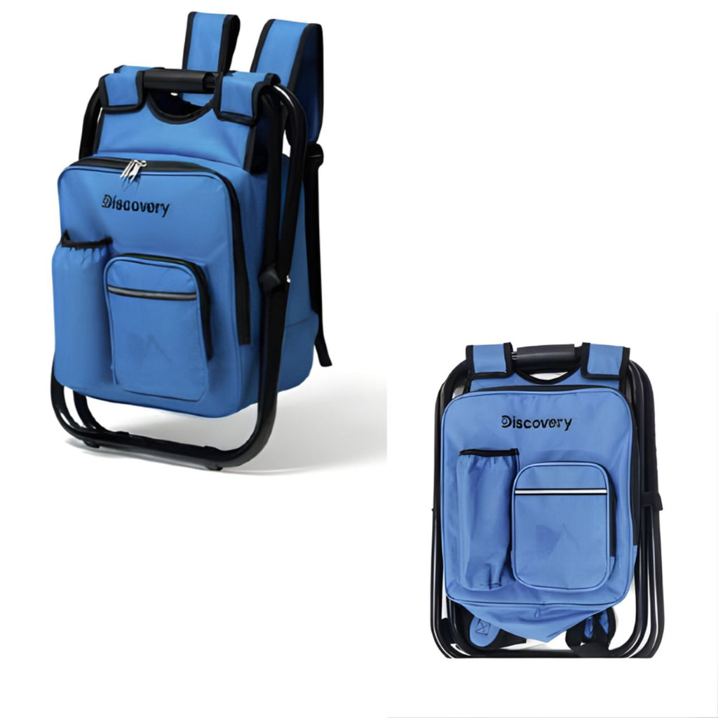Silla Mochila Hielera Plegable